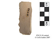 Ventral view of a bladeUniversity of Alberta, Department of Anthropology