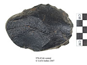 Ventral view of a chopperUniversity of Alberta, Department of Anthropology