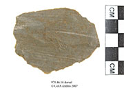 Dorsal view of a flakeUniversity of Alberta, Department of Anthropology