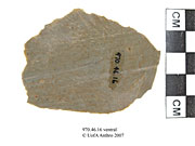 Ventral view of a flakeUniversity of Alberta, Department of Anthropology