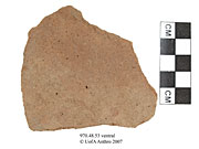 Ventral view of a plainware body sherdUniversity of Alberta, Department of Anthropology