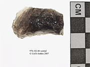 Ventral view of a scraperUniversity of Alberta, Department of Anthropology
