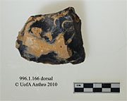 996.1.165 - atypical end scraper